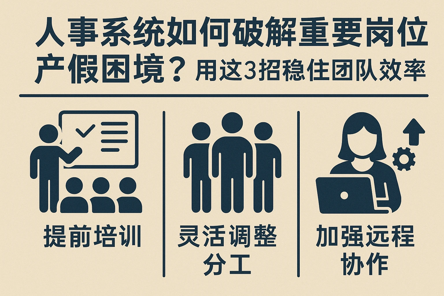 人事系统如何破解重要岗位产假困境？用这3招稳住团队效率