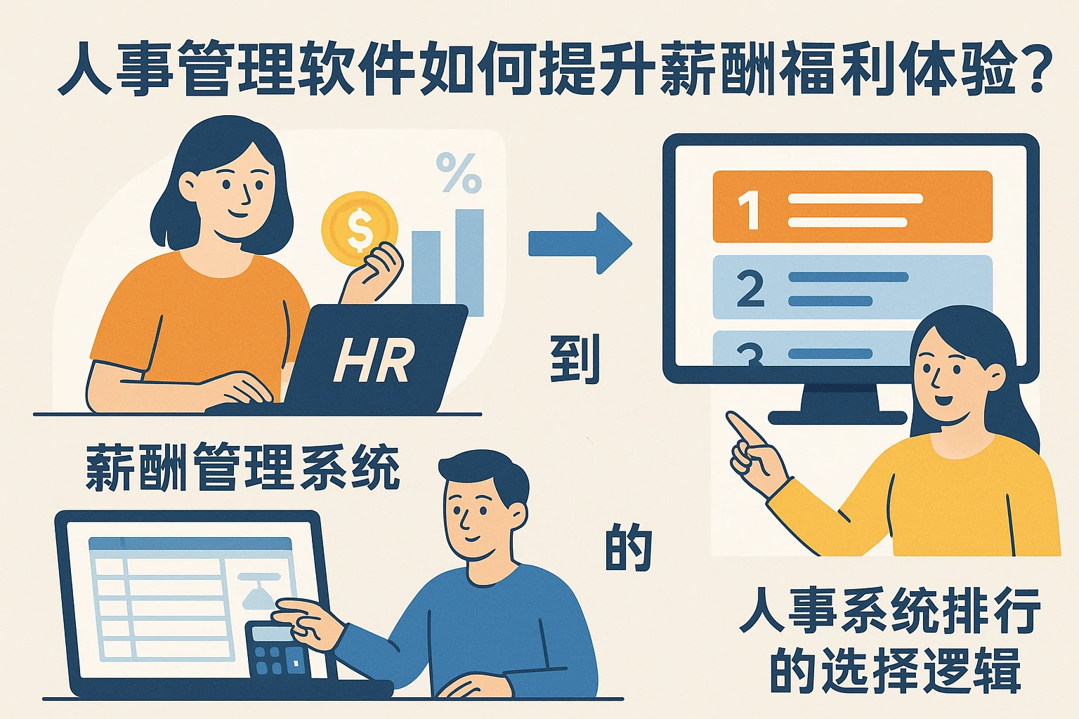 人事管理软件如何提升薪酬福利体验？从薪酬管理系统到人事系统排行榜的选择逻辑