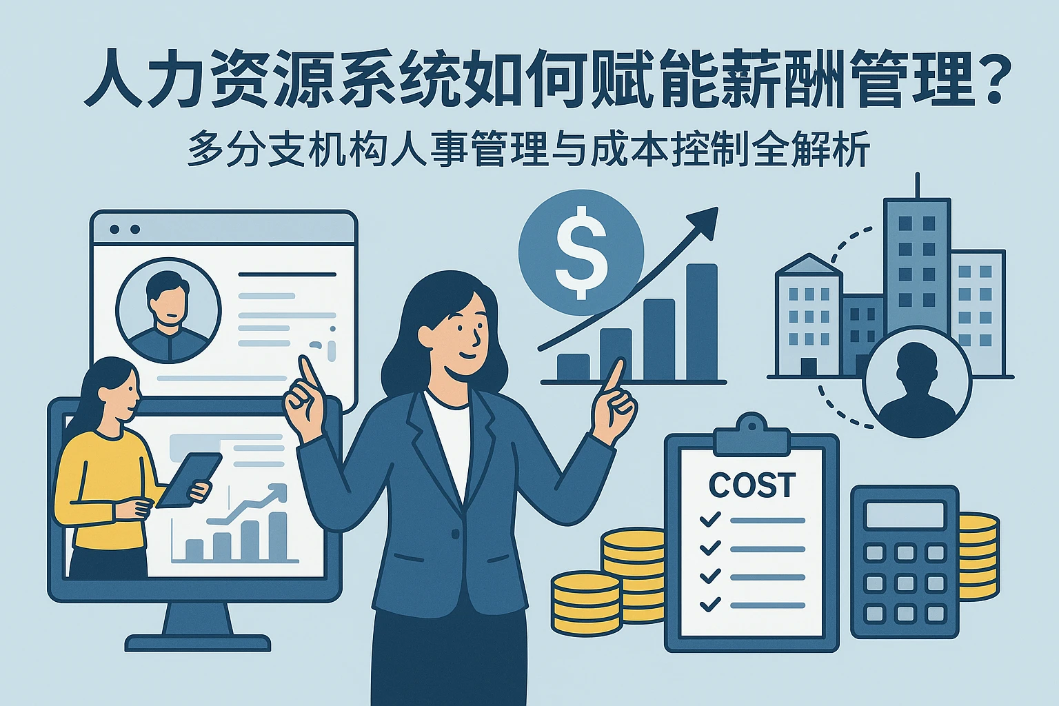 人力资源系统如何赋能薪酬管理？多分支机构人事管理与成本控制全解析