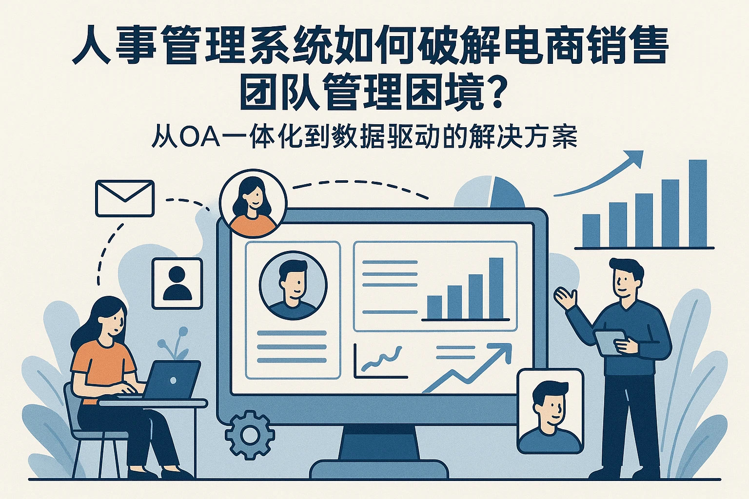 人事管理系统如何破解电商销售团队管理困境？从OA一体化到数据驱动的解决方案