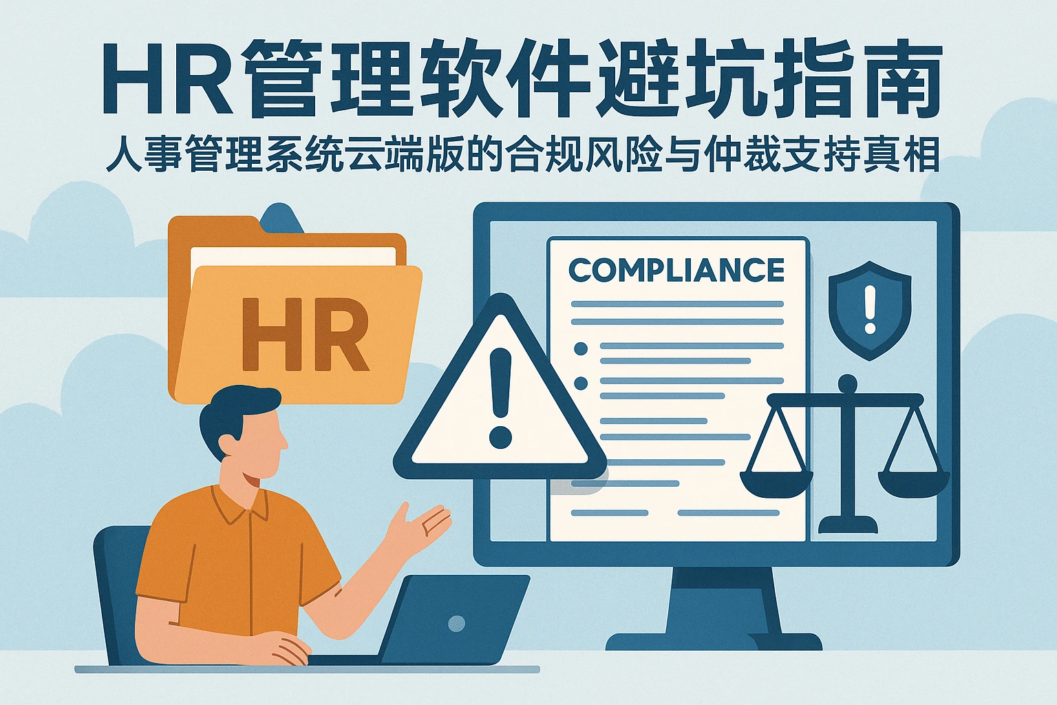 HR管理软件避坑指南：人事管理系统云端版的合规风险与仲裁支持真相
