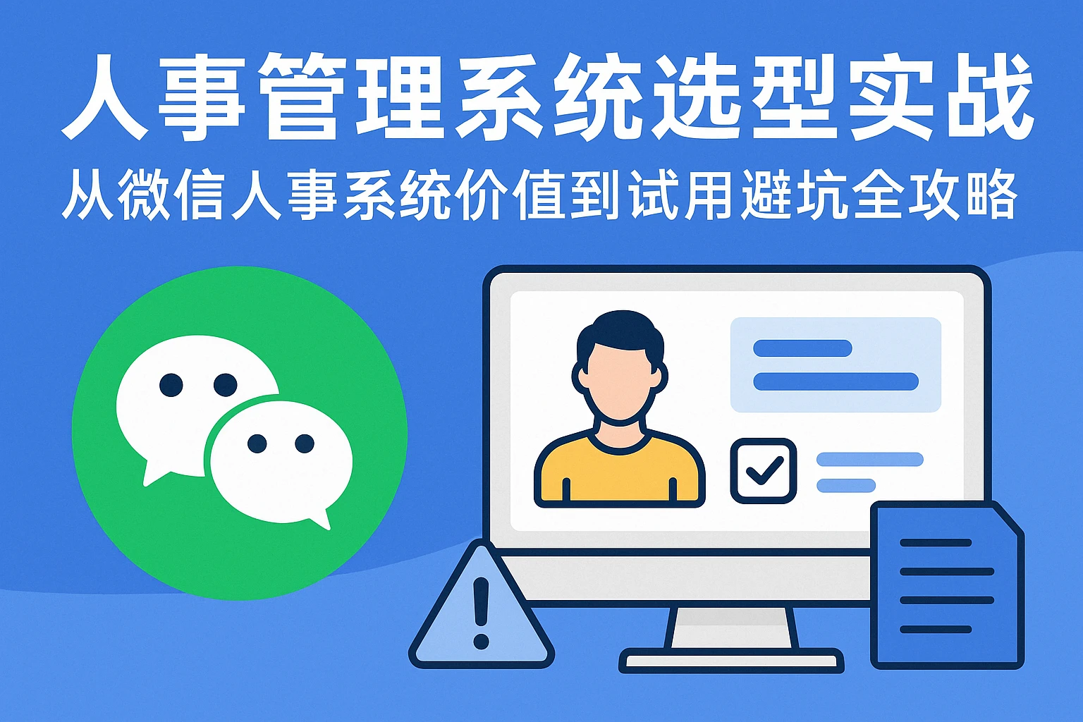人事管理系统选型实战：从微信人事系统价值到试用避坑全攻略