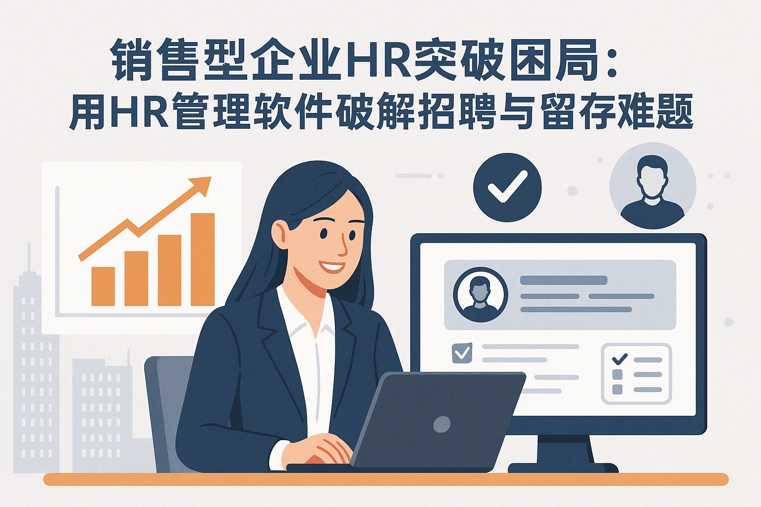 销售型企业HR突破困局：用HR管理软件破解招聘与留存难题