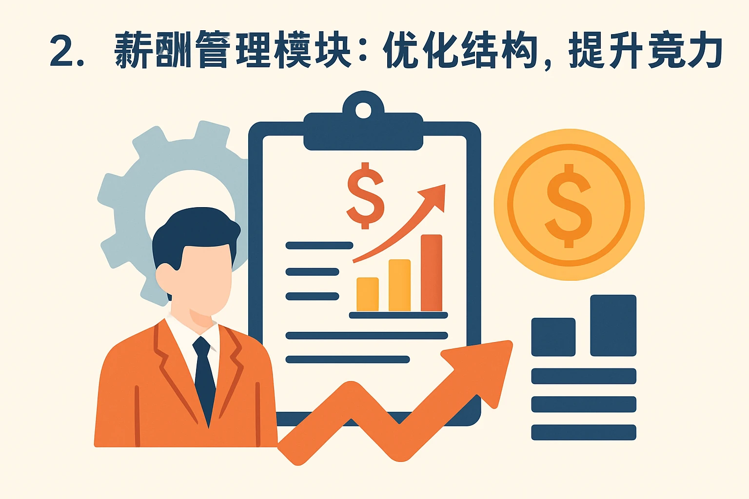 2. 薪酬管理模块:优化结构,提升竞争力