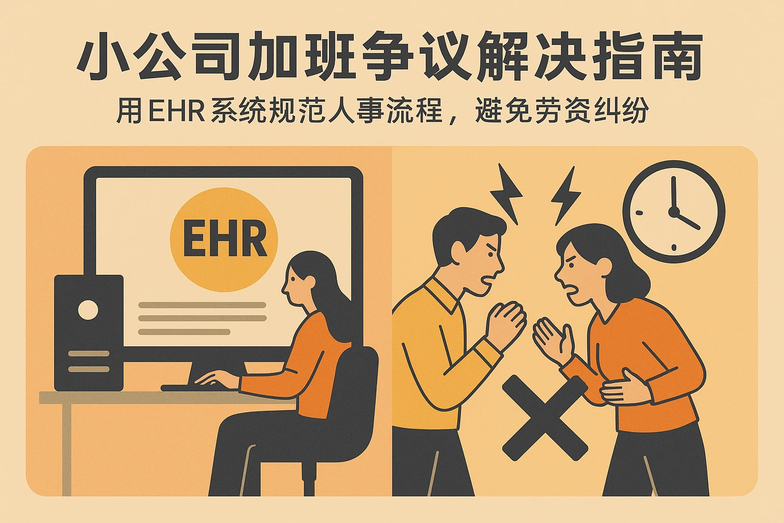 小公司加班争议解决指南：用EHR系统规范人事流程，避免劳资纠纷
