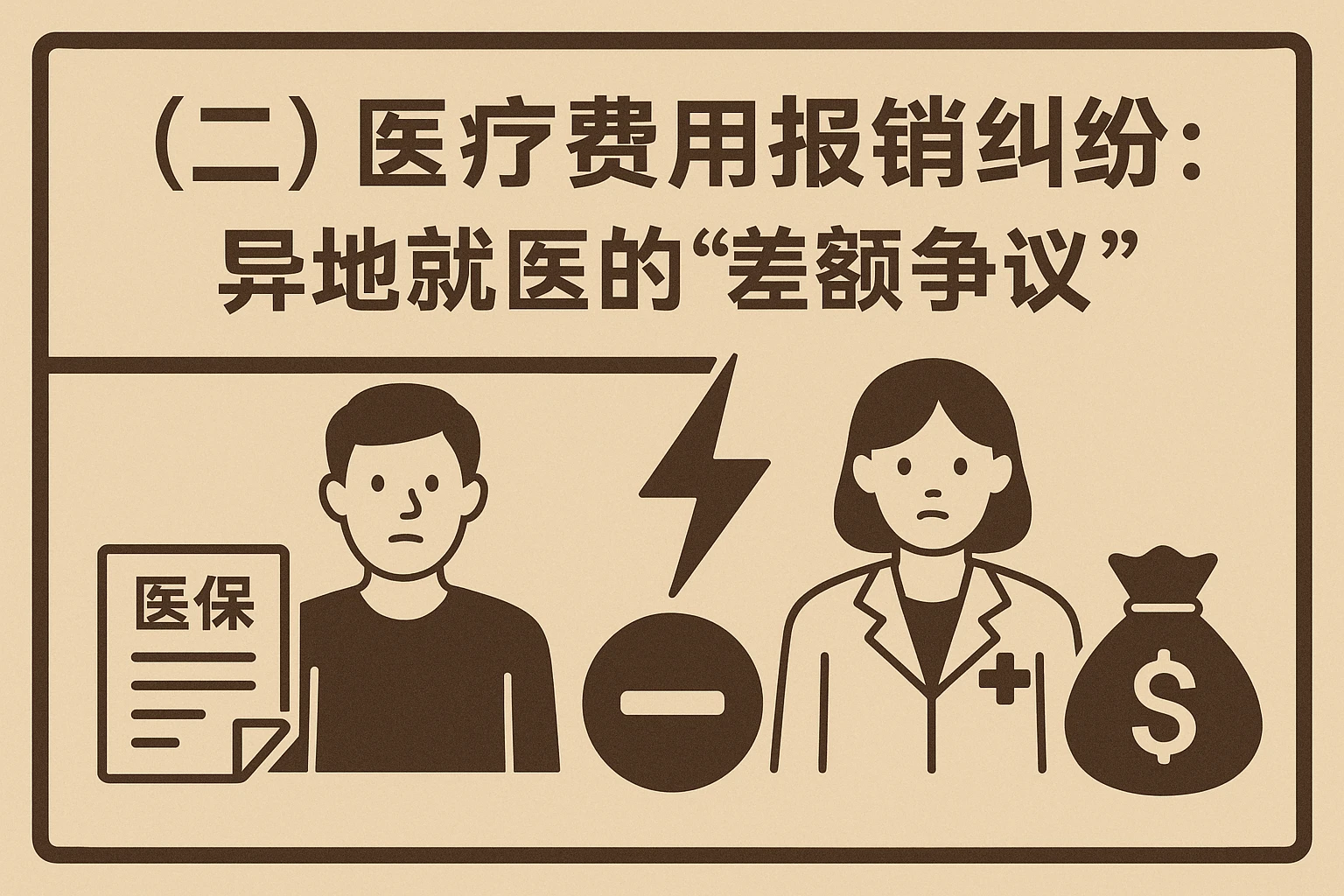 （二）医疗费用报销纠纷：异地就医的“差额争议”