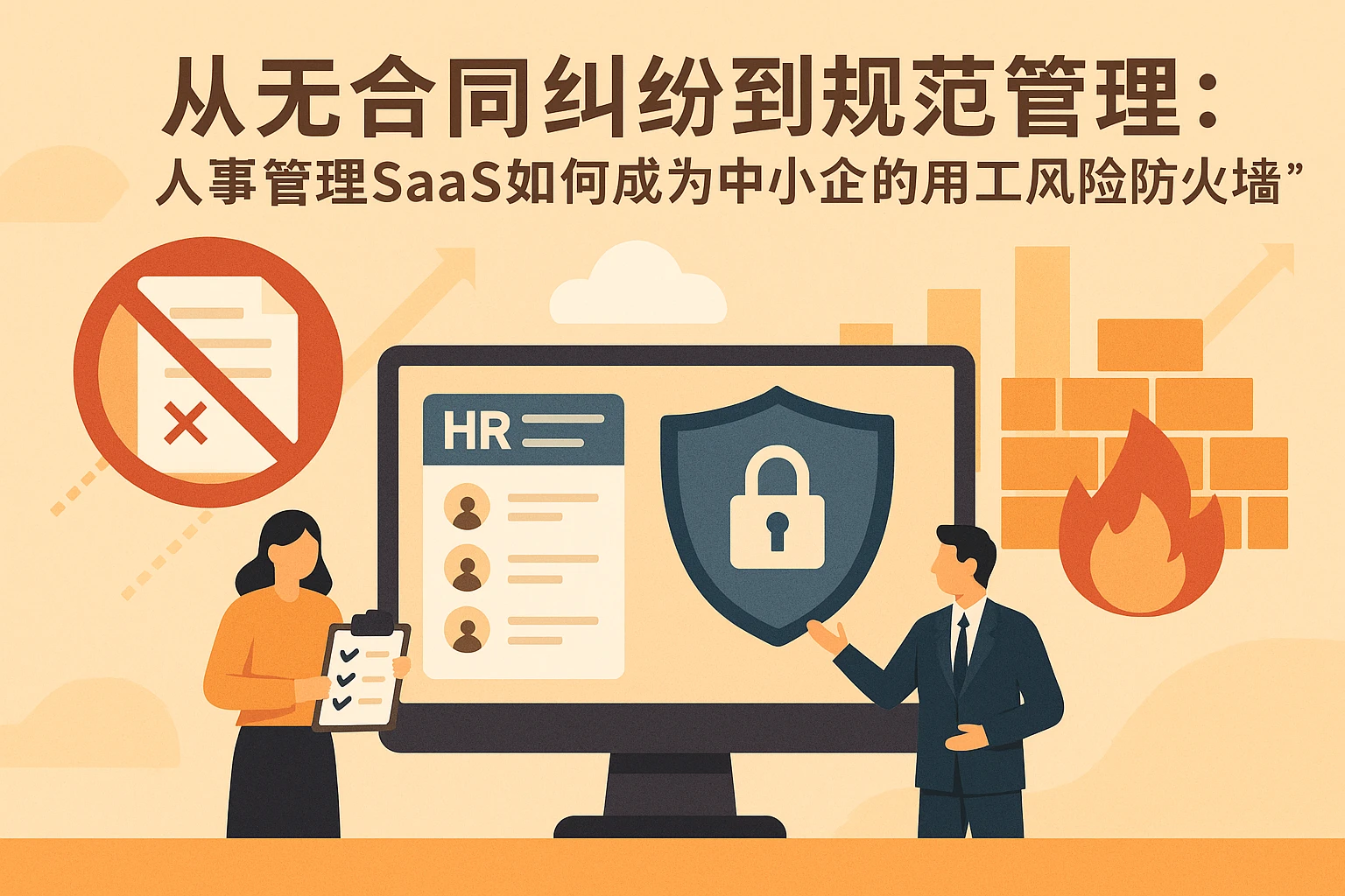 从无合同纠纷到规范管理：人事管理SaaS如何成为中小企的用工风险“防火墙”