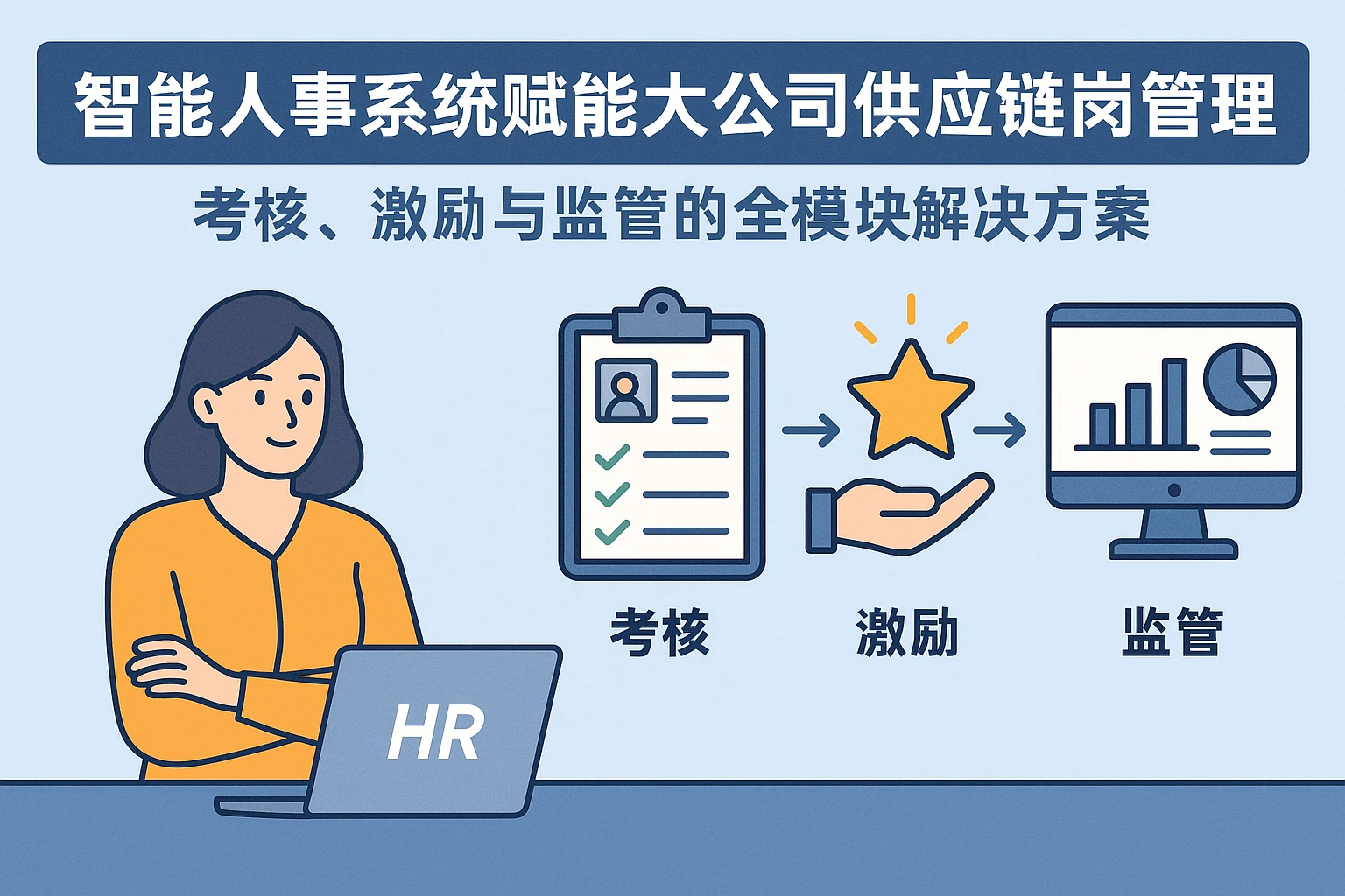 智能人事系统赋能大公司供应链岗位管理：考核、激励与监管的全模块解决方案