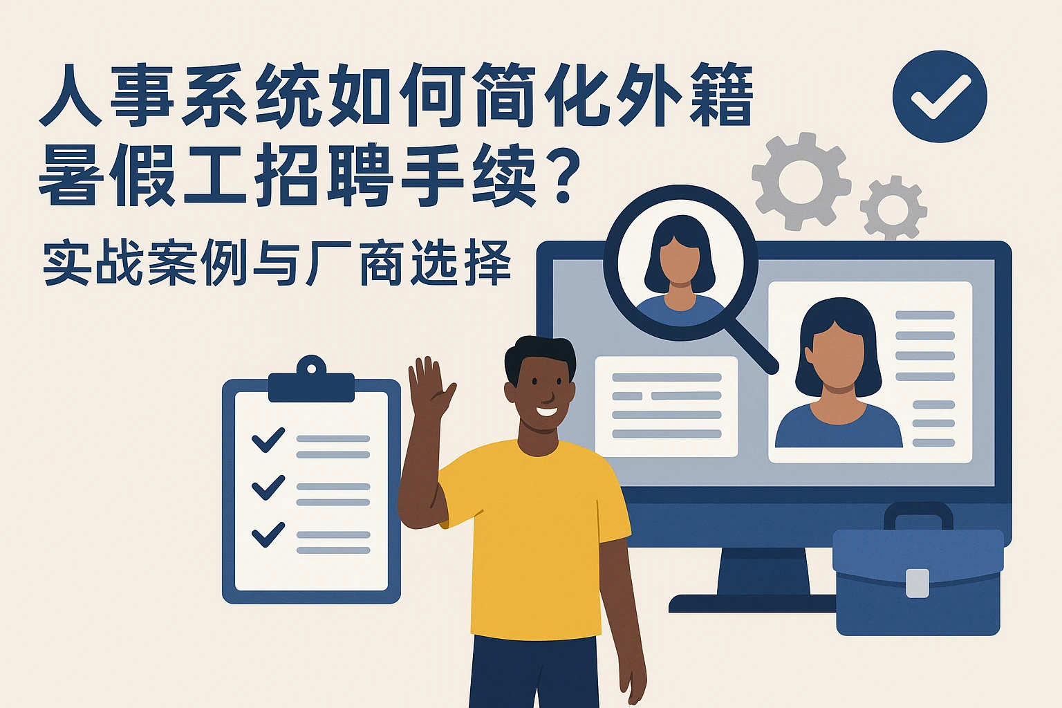 人事系统如何简化外籍暑假工招聘手续？实战案例与厂商选择指南