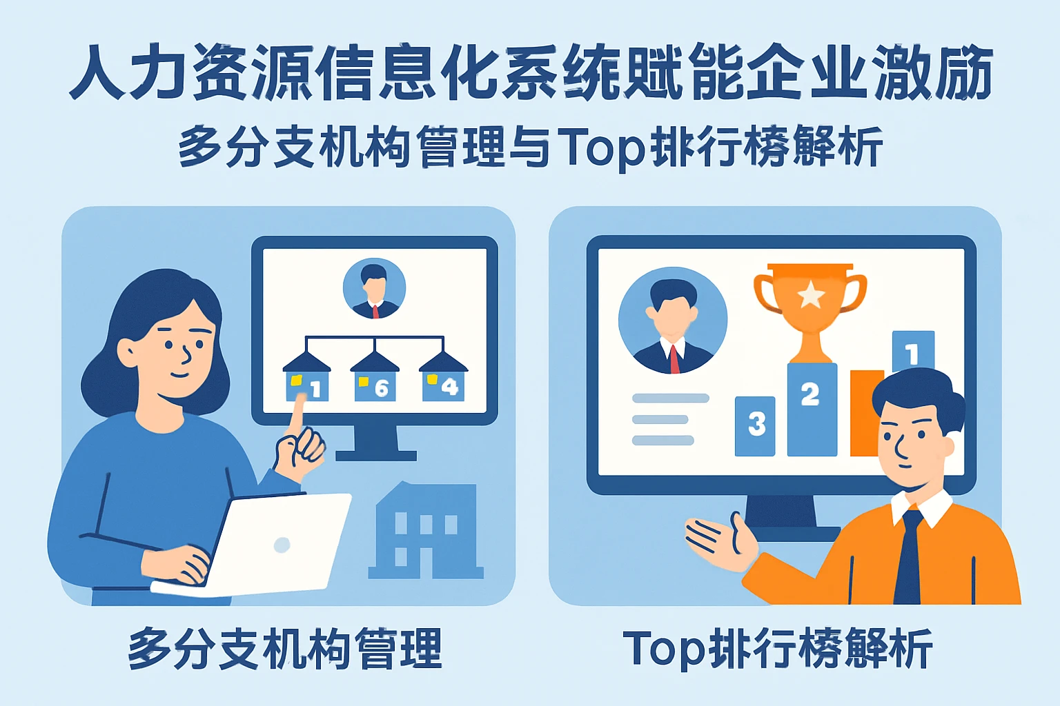 人力资源信息化系统赋能企业激励实务：多分支机构管理与Top排行榜解析