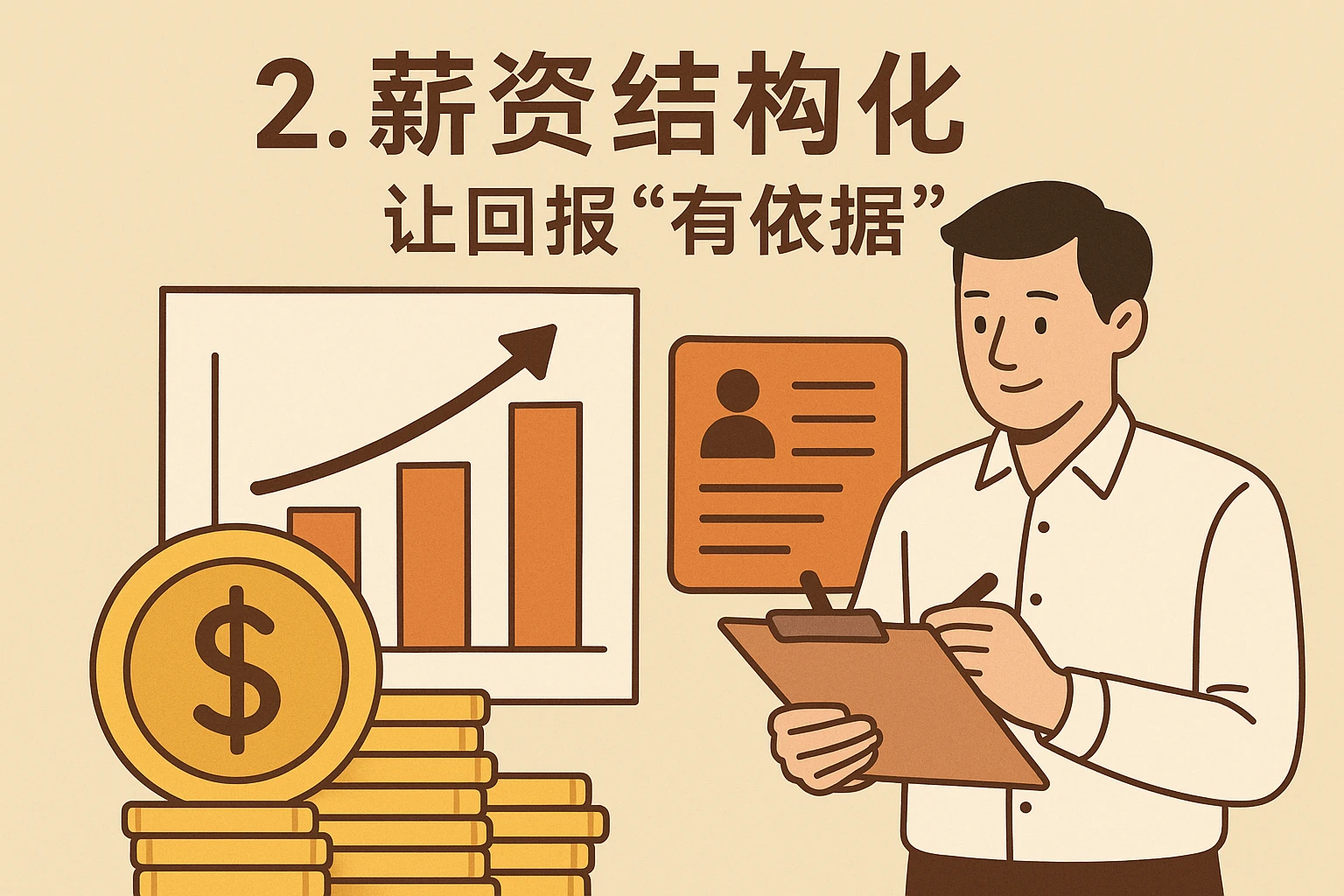 2. 薪资结构化：让回报“有依据”