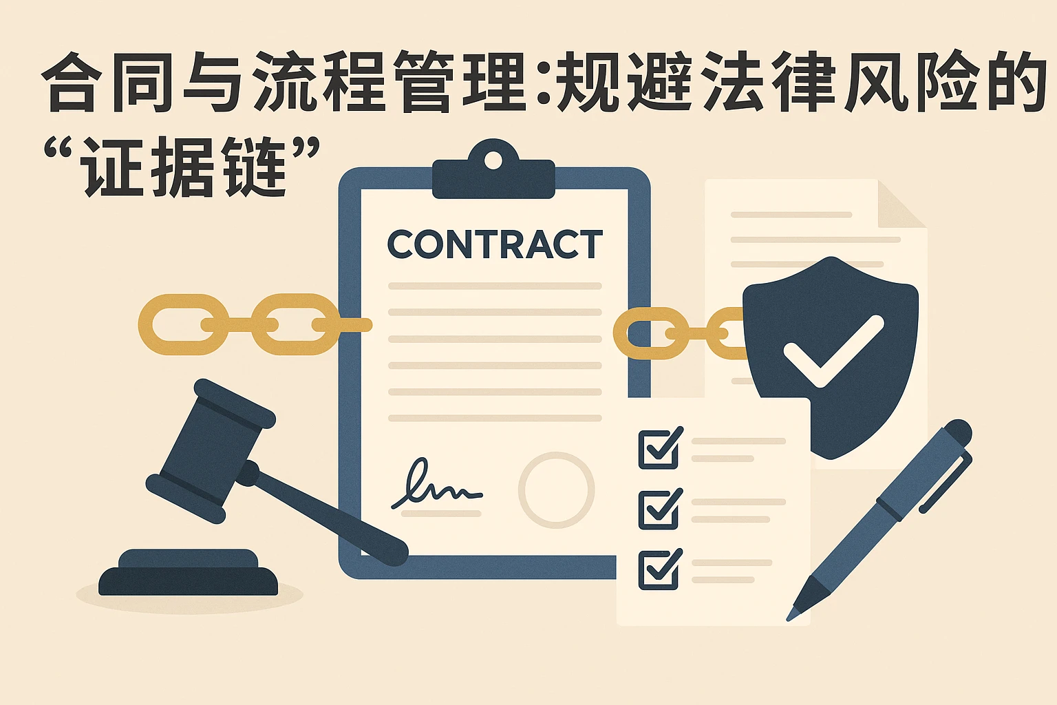 2. 合同与流程管理：规避法律风险的“证据链”