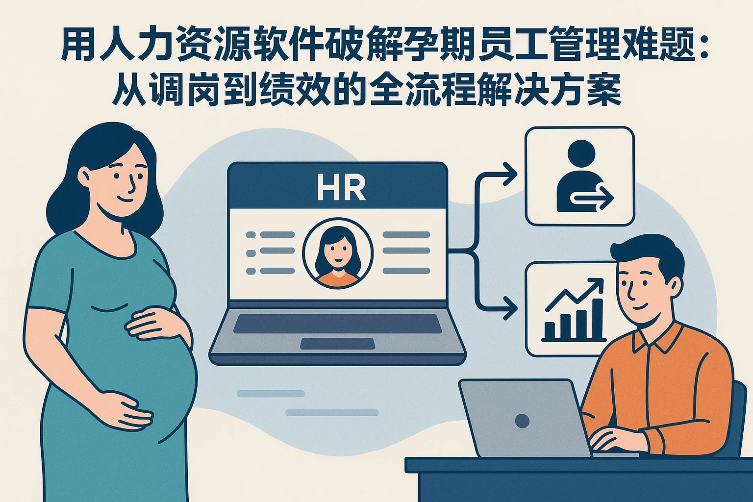 用人力资源软件破解孕期员工管理难题：从调岗到绩效的全流程解决方案
