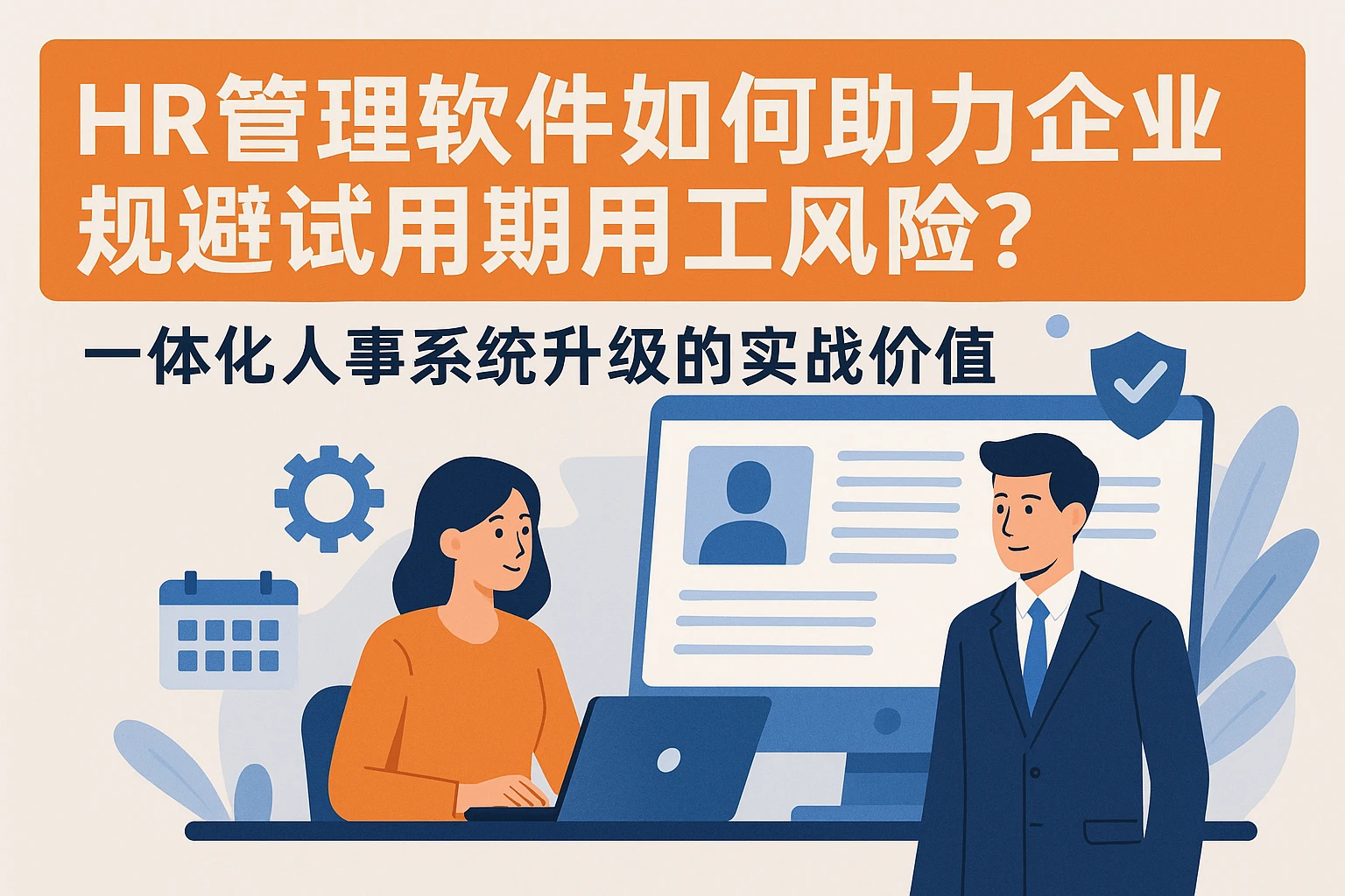HR管理软件如何助力企业规避试用期用工风险？一体化人事系统升级的实战价值