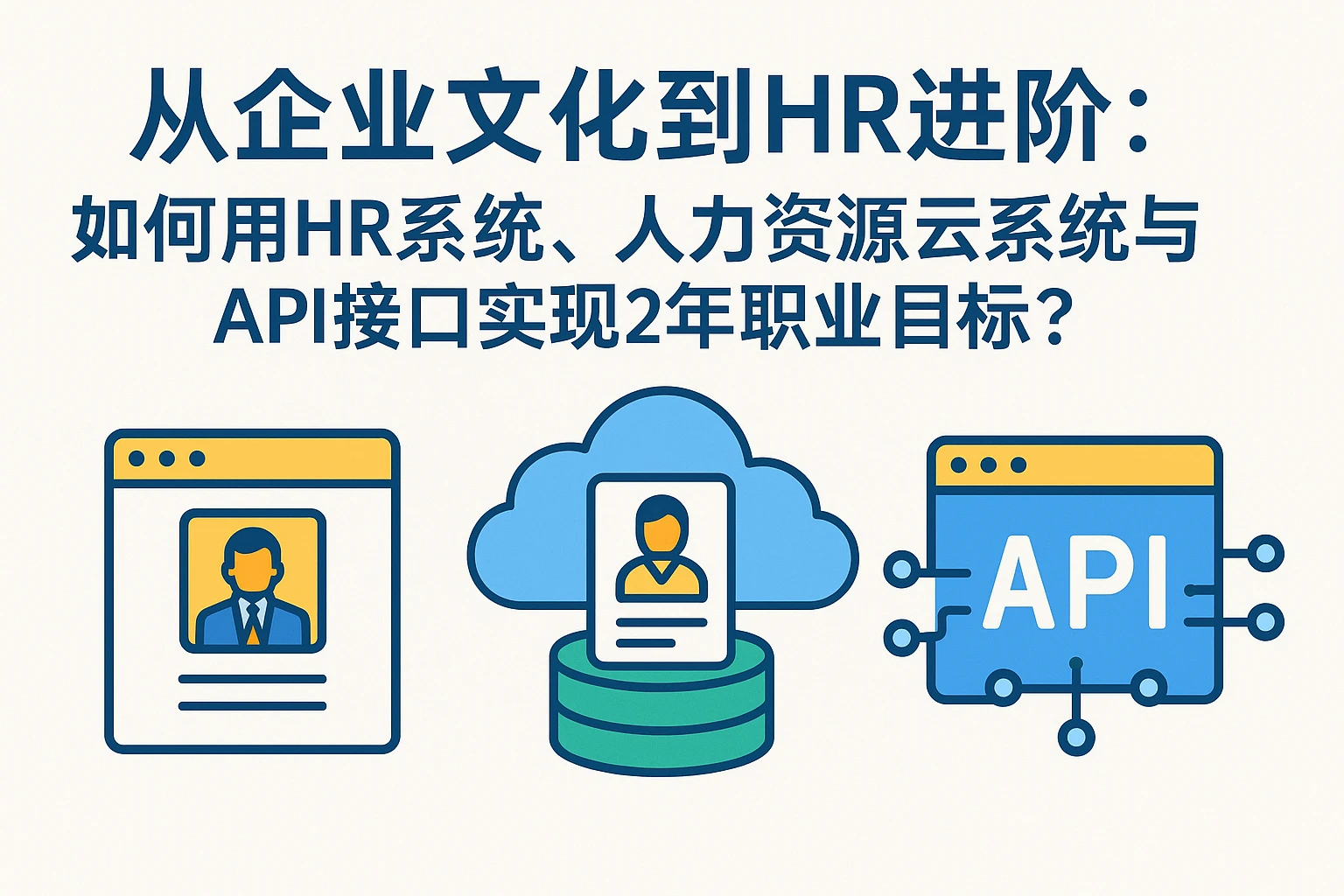 从企业文化到HR进阶：如何用HR系统、人力资源云系统与API接口实现2年职业目标？