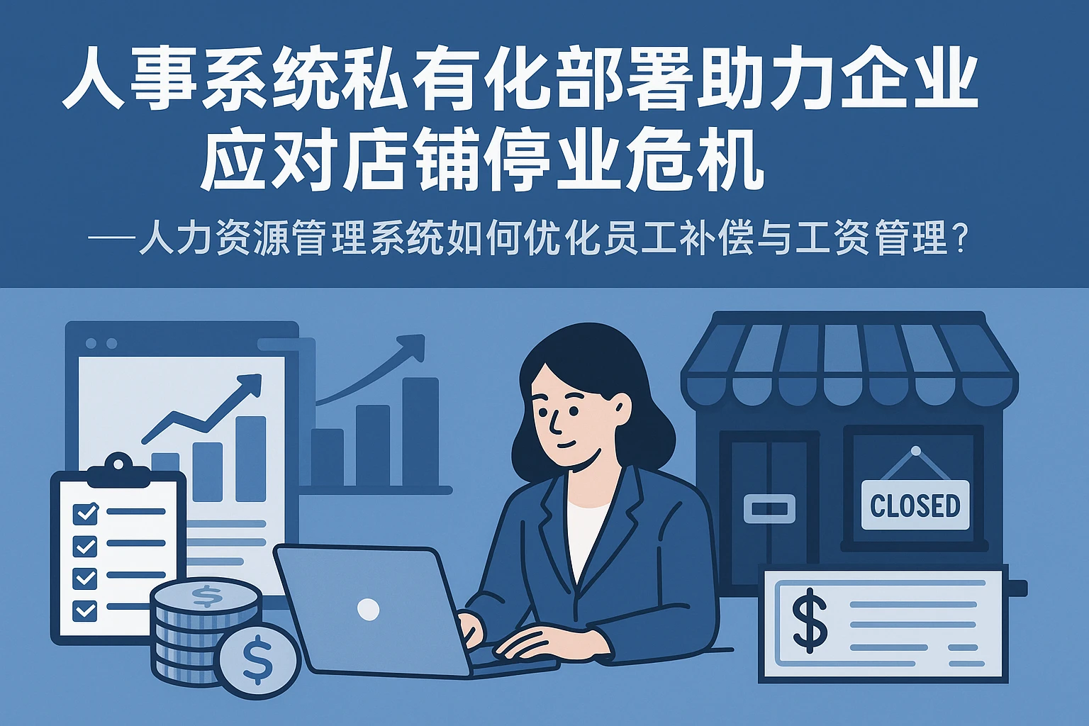 人事系统私有化部署助力企业应对店铺停业危机——人力资源管理系统如何优化员工补偿与工资管理？