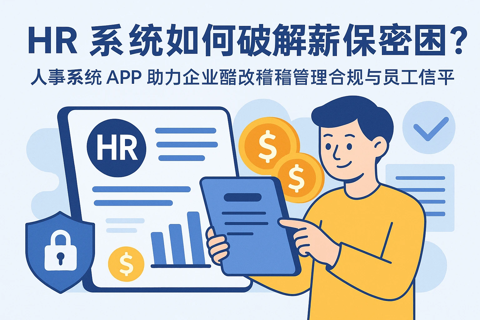 HR系统如何破解薪酬保密困局？人事系统APP助力企业薪酬管理合规与员工信任平衡