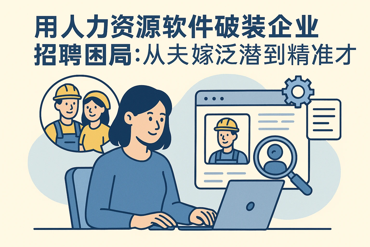 用人力资源软件破解装修企业招聘困局：从夫妻档泛滥到精准引才的实战案例