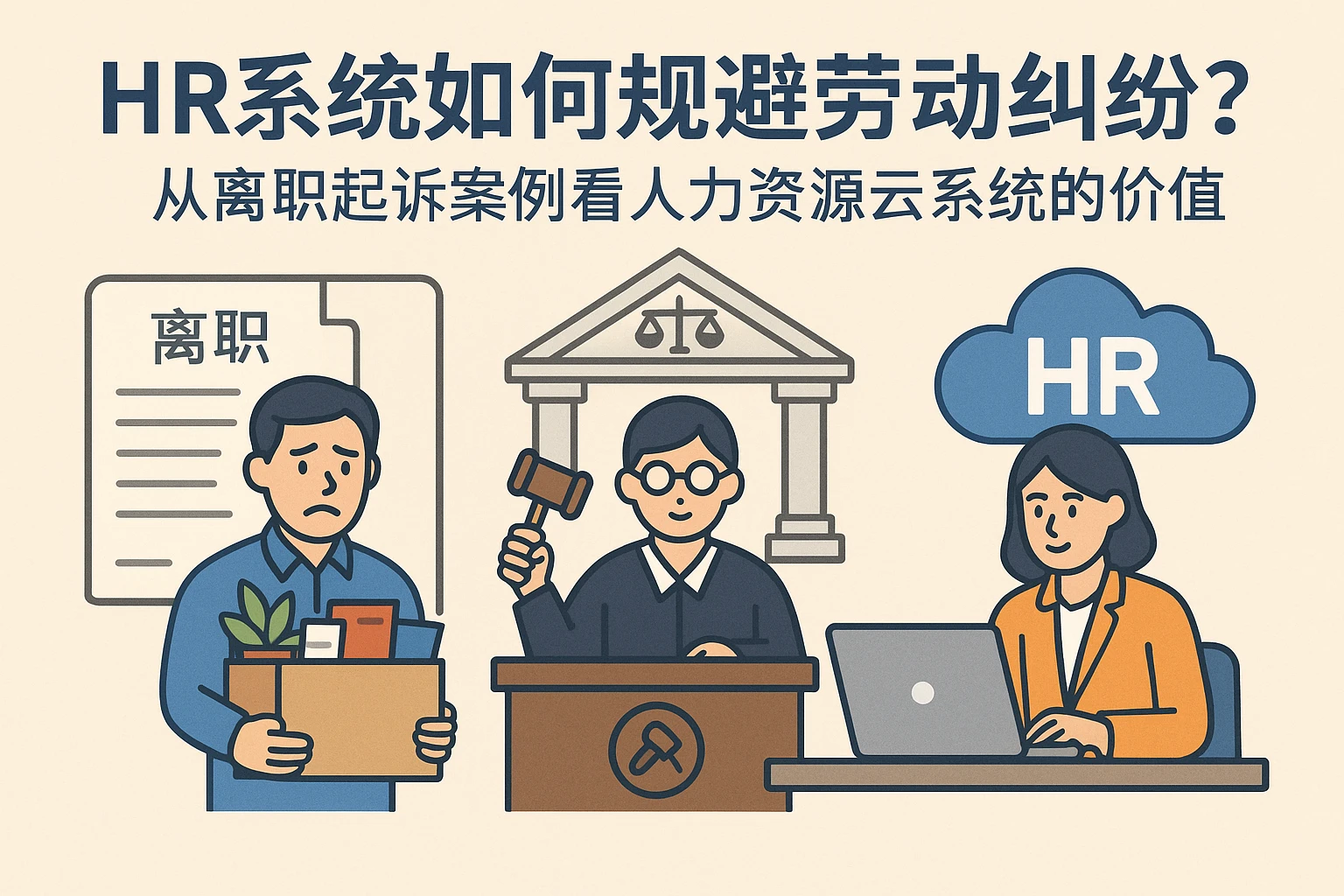 HR系统如何规避劳动纠纷？从离职起诉案例看人力资源云系统的价值