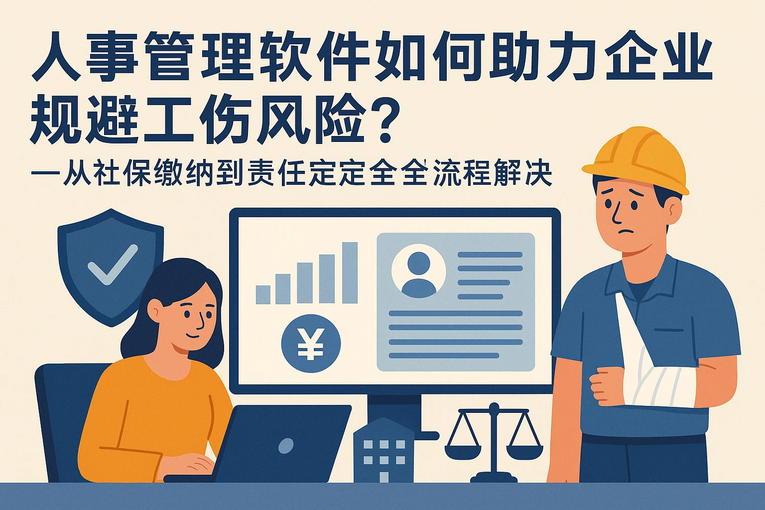 人事管理软件如何助力企业规避工伤风险？——从社保缴纳到责任认定的全流程解决方案