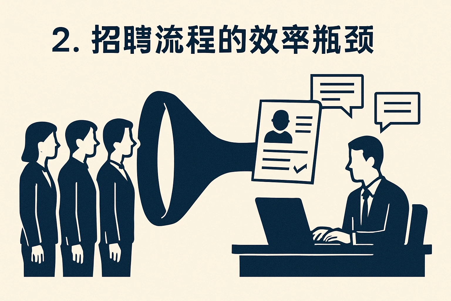 2. 招聘流程的效率瓶颈