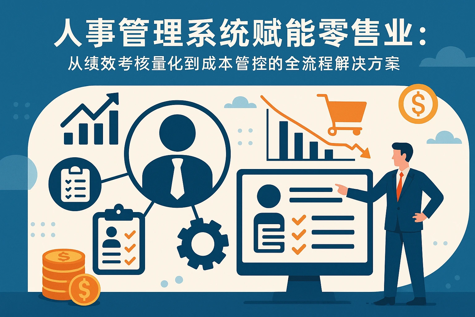 人事管理系统赋能零售业：从绩效考核量化到成本管控的全流程解决方案