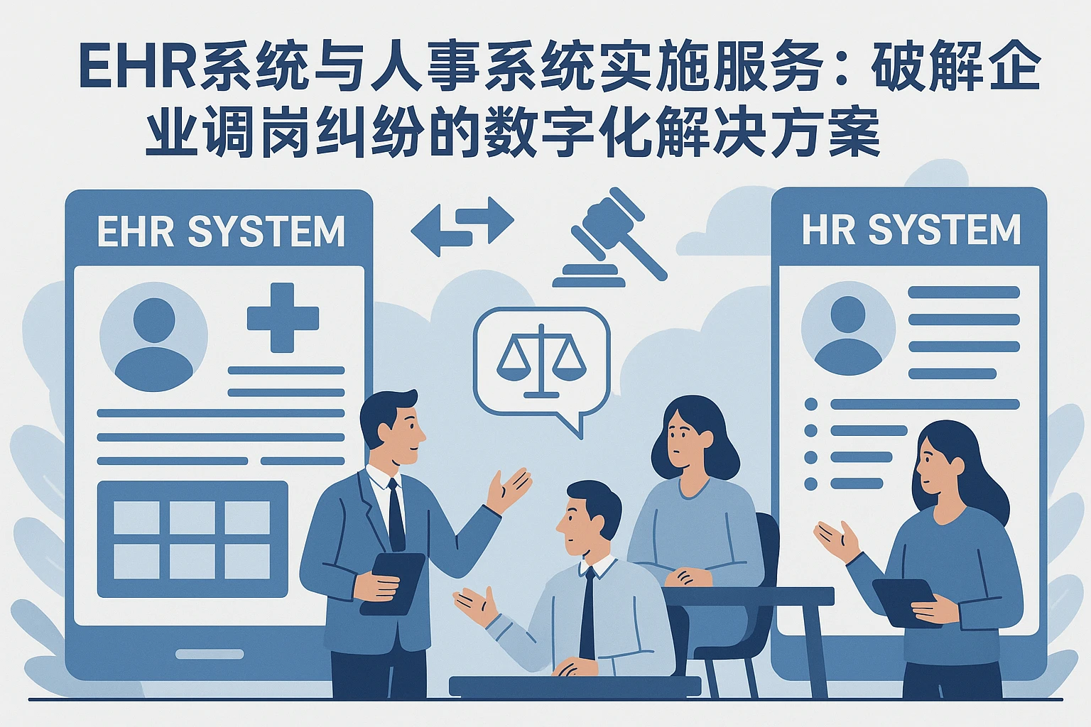 EHR系统与人事系统实施服务：破解企业调岗纠纷的数字化解决方案