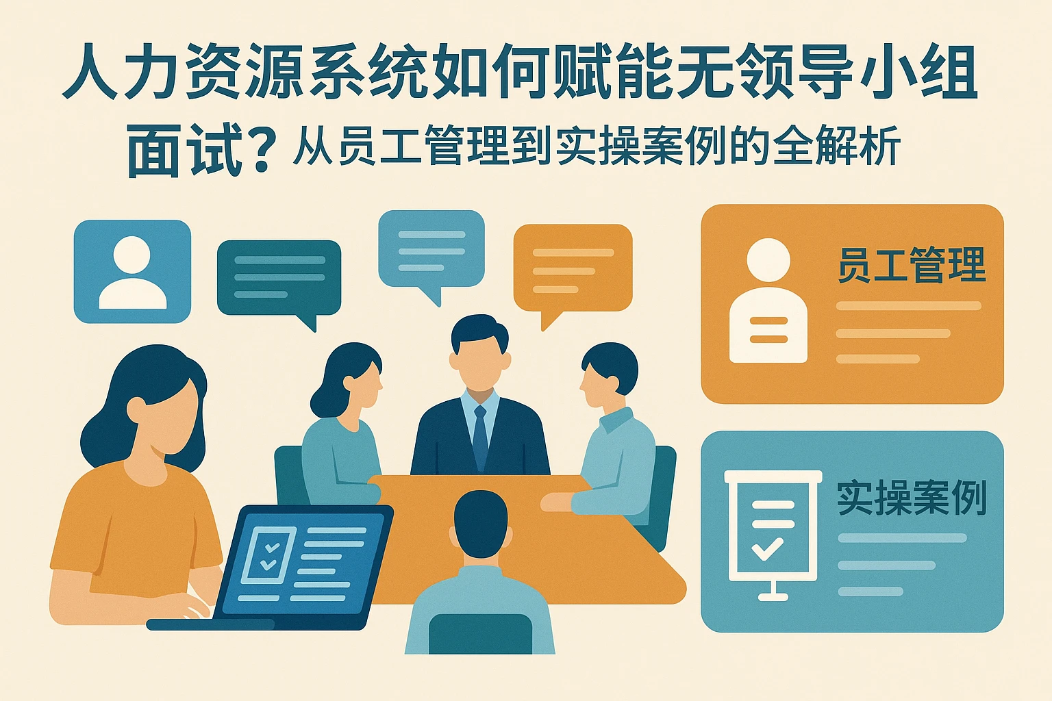 人力资源系统如何赋能无领导小组面试？从员工管理到实操案例的全解析