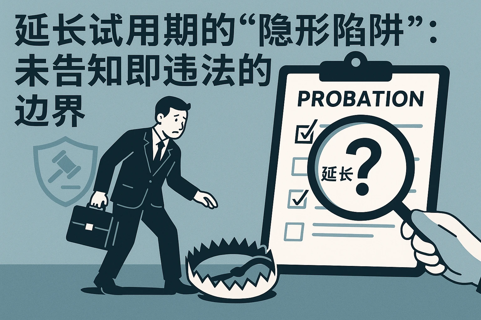 2. 延长试用期的“隐形陷阱”：未告知即违法的边界