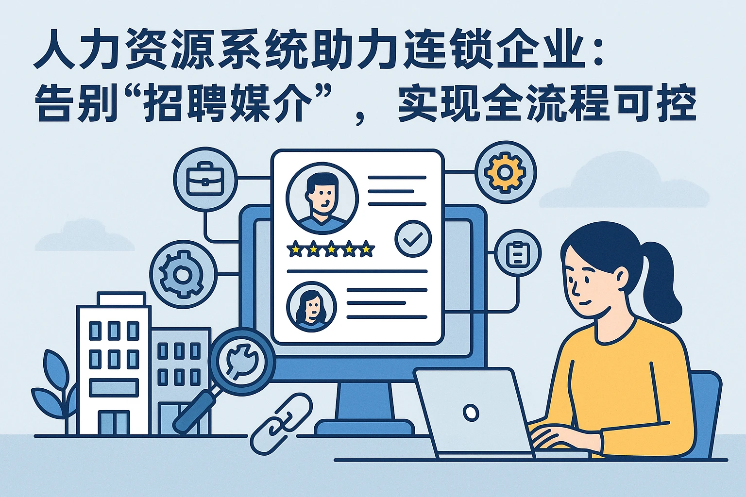 人力资源系统助力连锁企业：告别“招聘媒介”，实现全流程可控