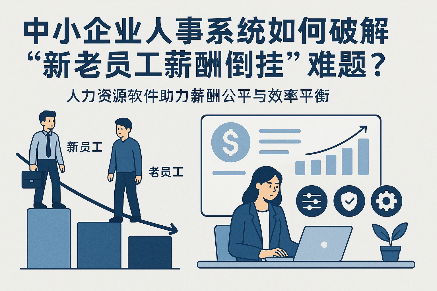中小企业人事系统如何破解“新老员工薪酬倒挂”难题？人力资源软件助力薪酬公平与效率平衡