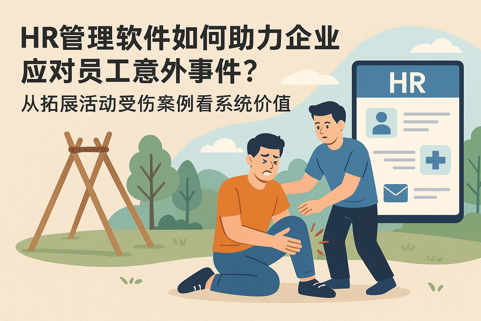 HR管理软件如何助力企业应对员工意外事件?从拓展活动受伤案例看系统价值