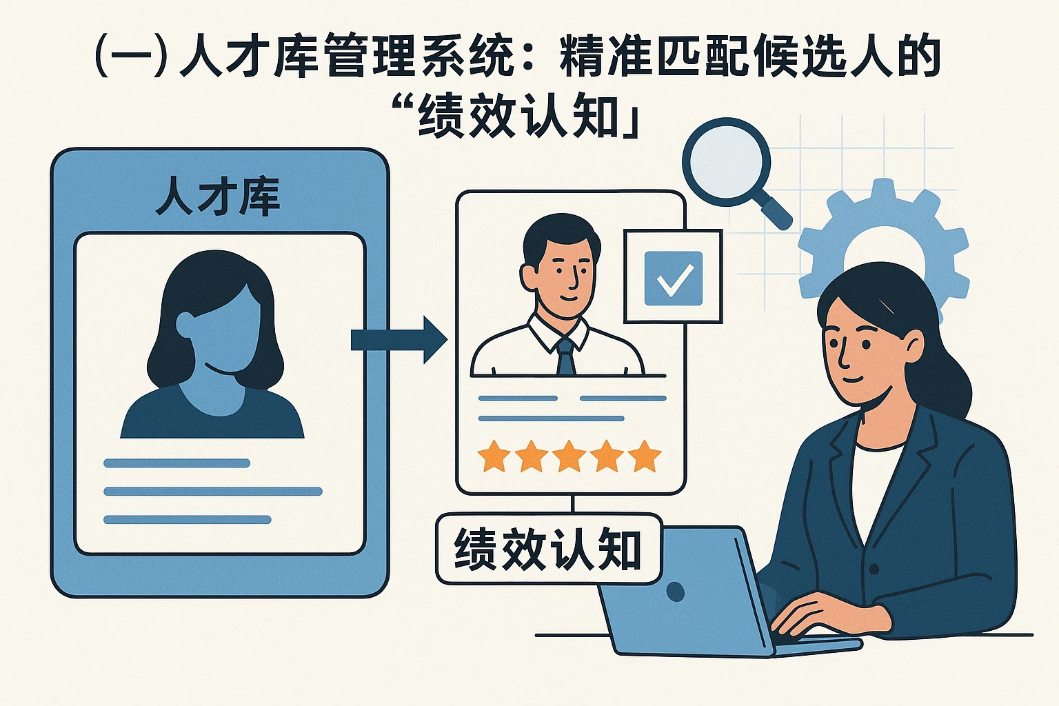 （一）人才库管理系统：精准匹配候选人的“绩效认知”