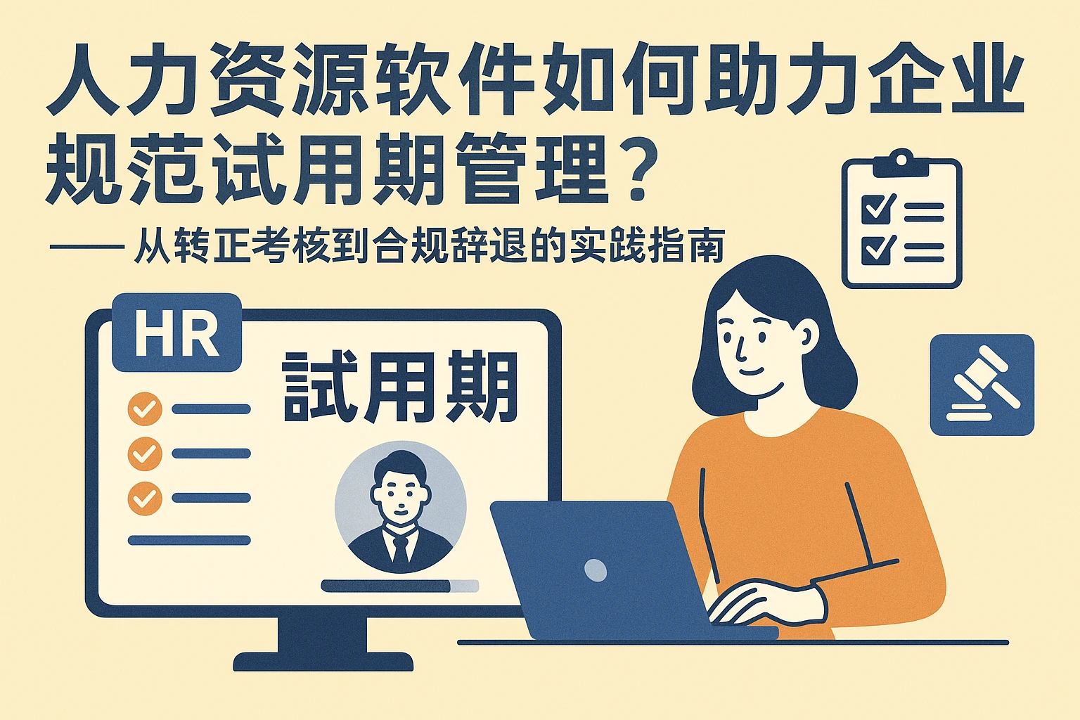 人力资源软件如何助力企业规范试用期管理？——从转正考核到合规辞退的实践指南