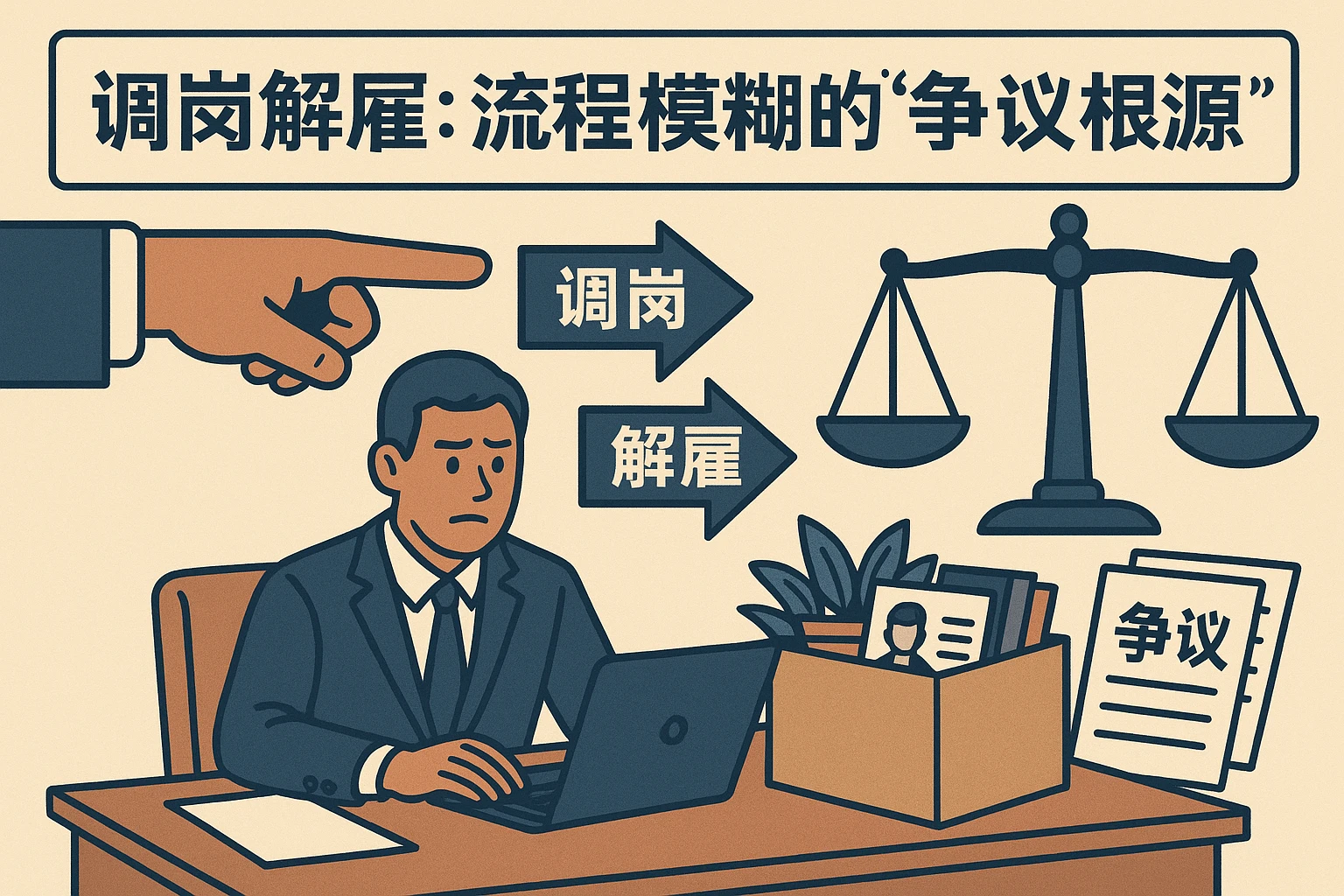 2. 调岗解雇：流程模糊的“争议根源”