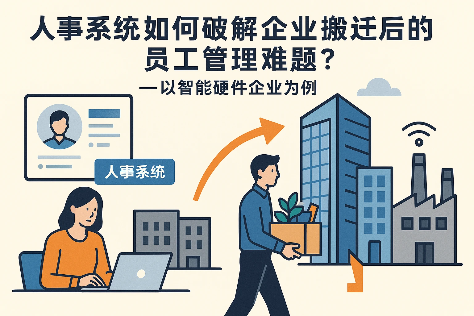 人事系统如何破解企业搬迁后的员工管理难题？——以智能硬件企业为例
