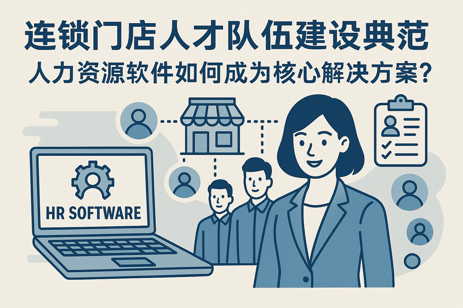 连锁门店人才队伍建设典范：人力资源软件如何成为核心解决方案？