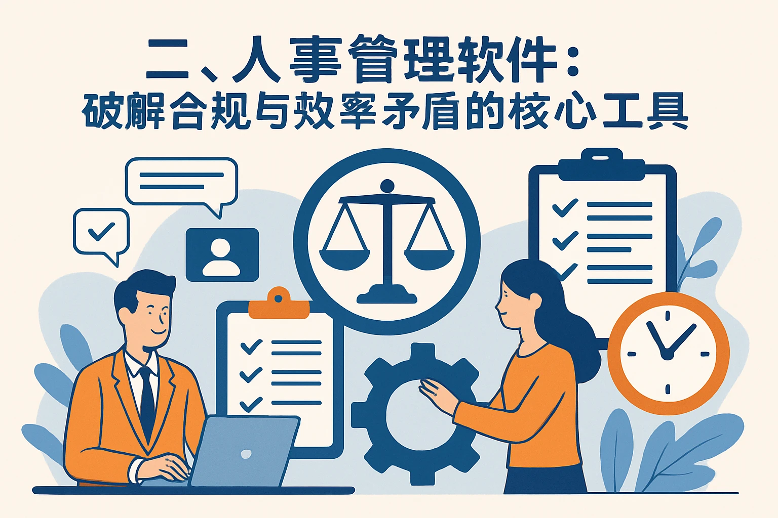 二、人事管理软件：破解合规与效率矛盾的核心工具