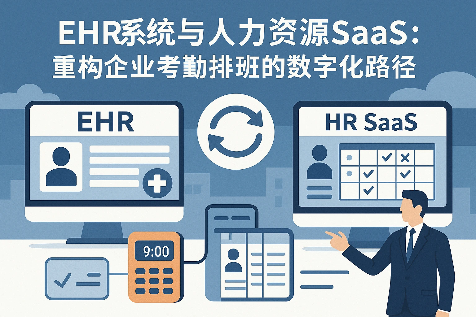 EHR系统与人力资源SaaS：重构企业考勤排班的数字化路径