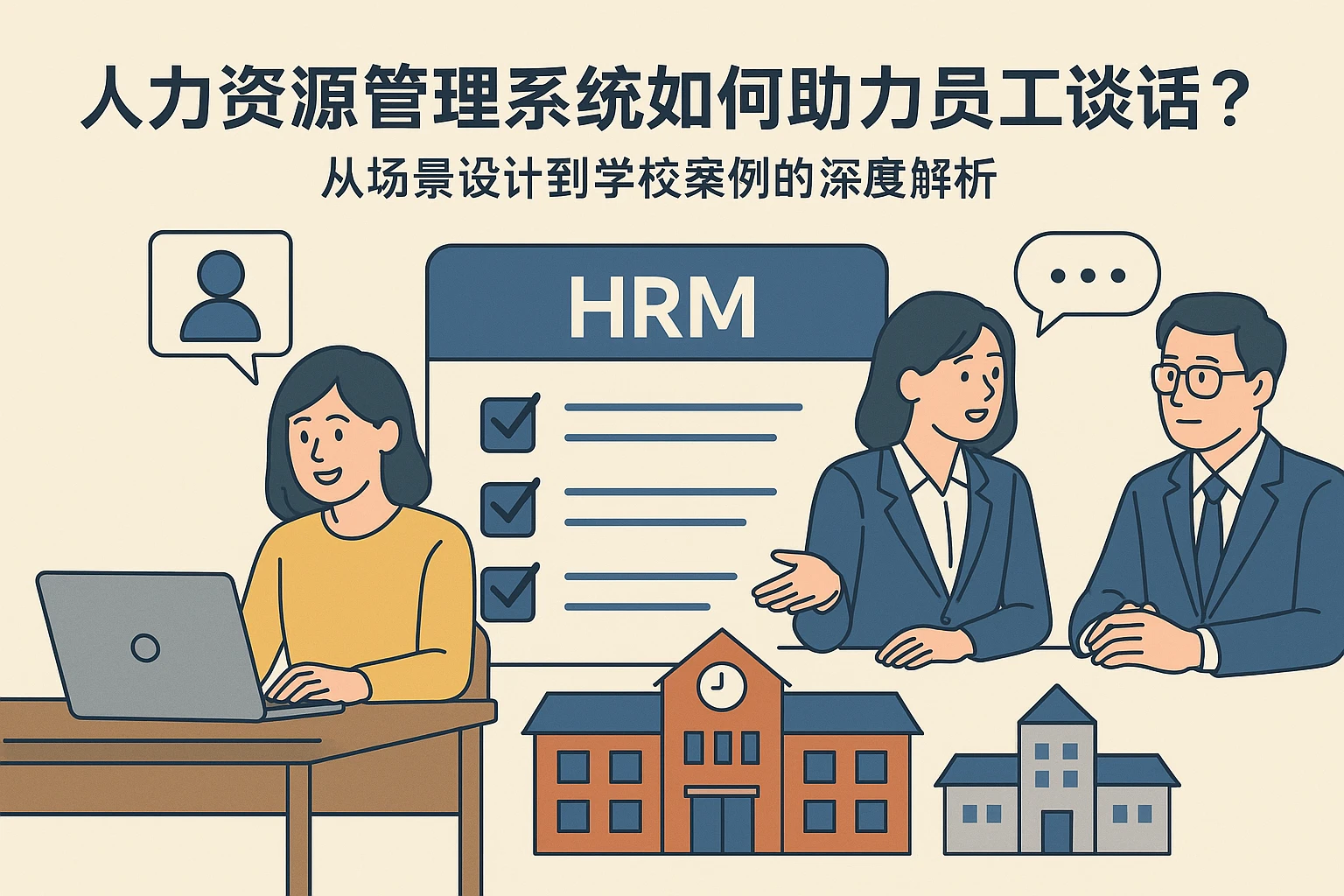 人力资源管理系统如何助力员工谈话？从场景设计到学校案例的深度解析