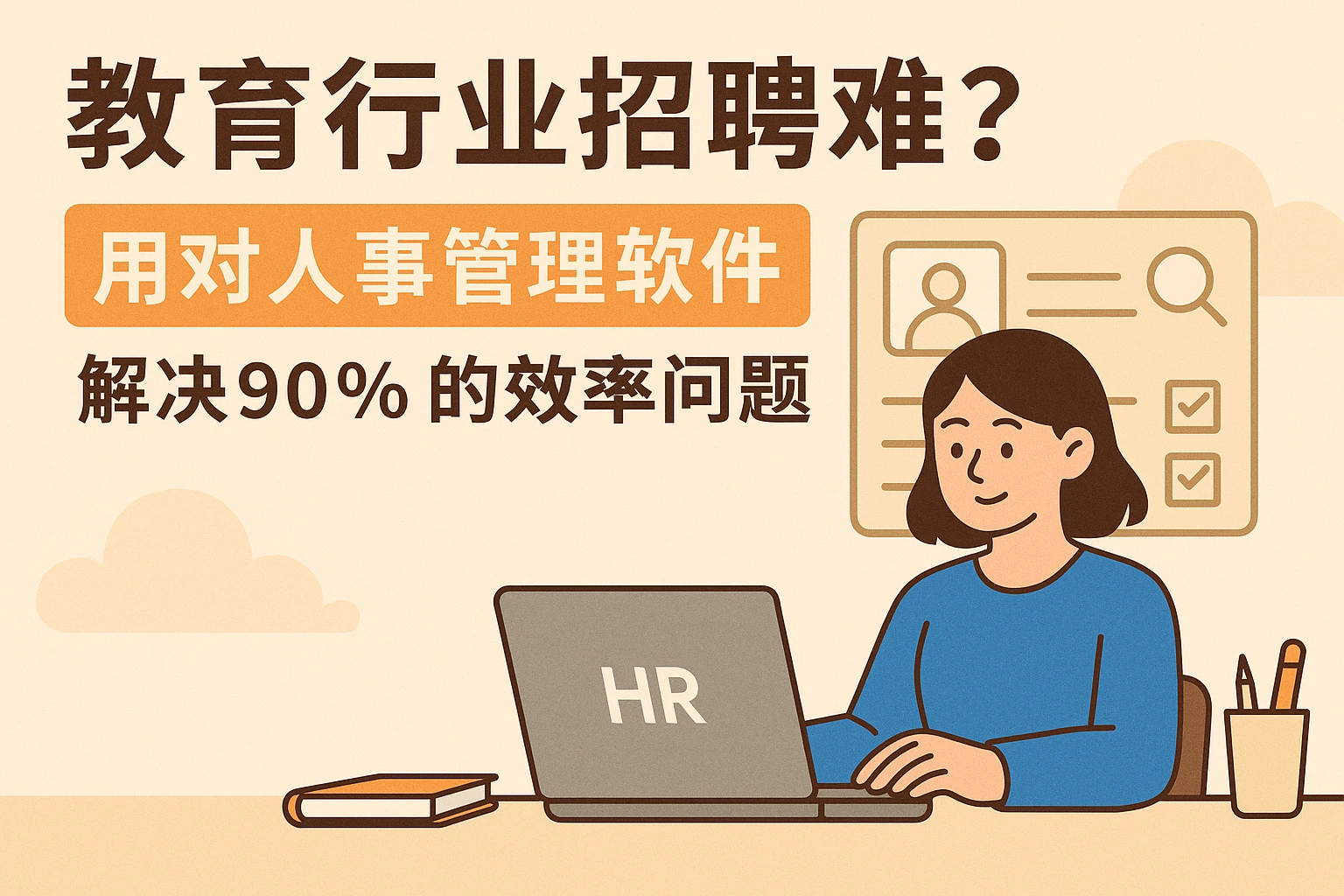 教育行业招聘难？用对人事管理软件，解决90%的效率问题