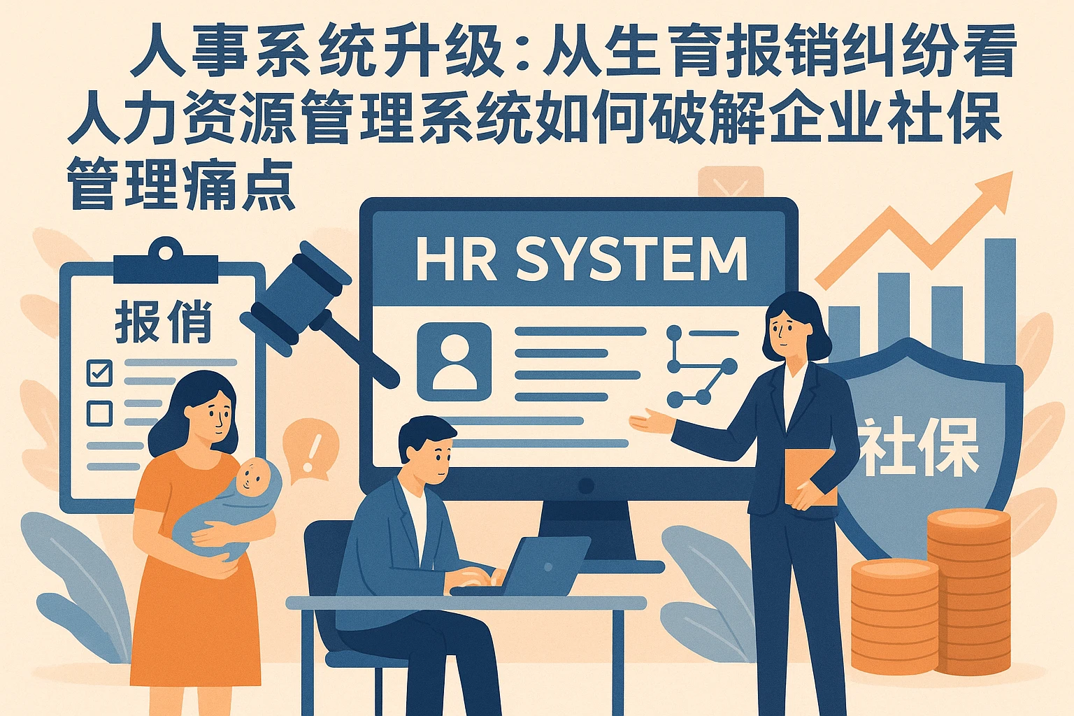 人事系统升级：从生育报销纠纷看人力资源管理系统如何破解企业社保管理痛点