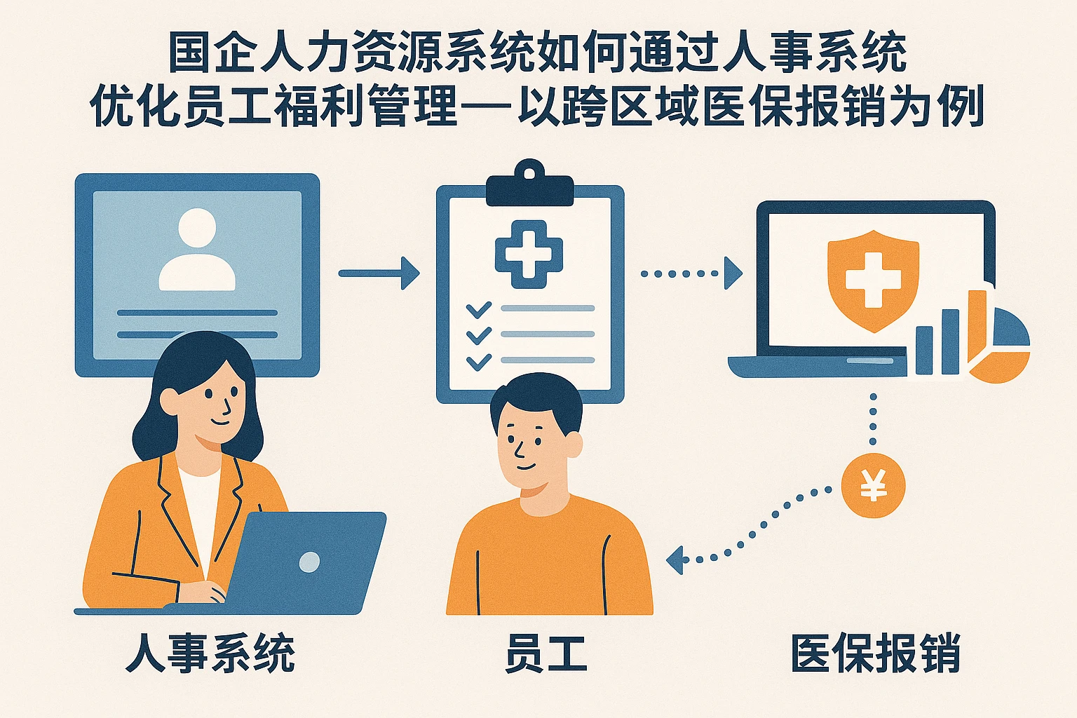 国企人力资源系统如何通过人事系统优化员工福利管理——以跨区域医保报销为例