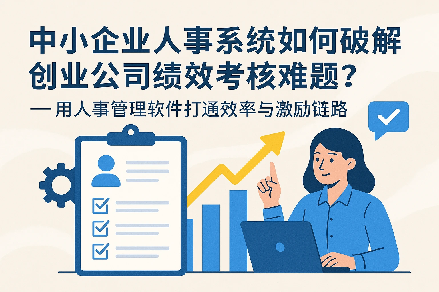 中小企业人事系统如何破解创业公司绩效考核难题？——用人事管理软件打通效率与激励链路