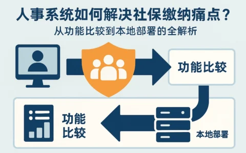 人事系统如何解决社保缴纳痛点?从功能比较到本地部署的全解析