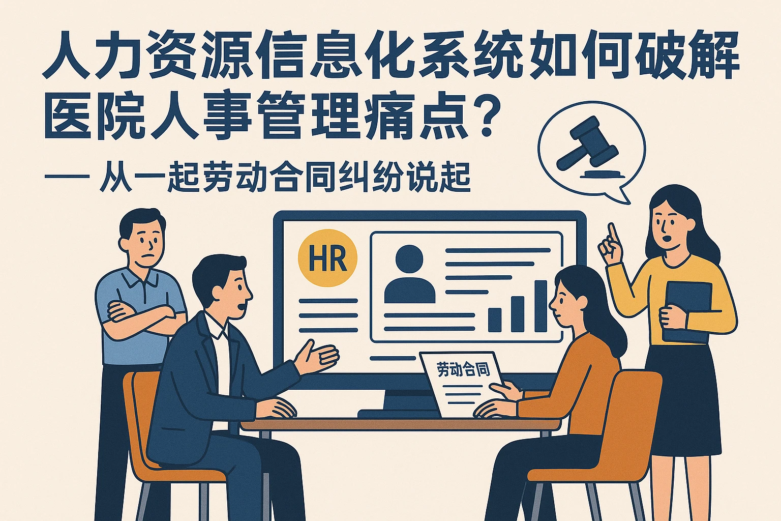 人力资源信息化系统如何破解医院人事管理痛点？——从一起劳动合同纠纷说起