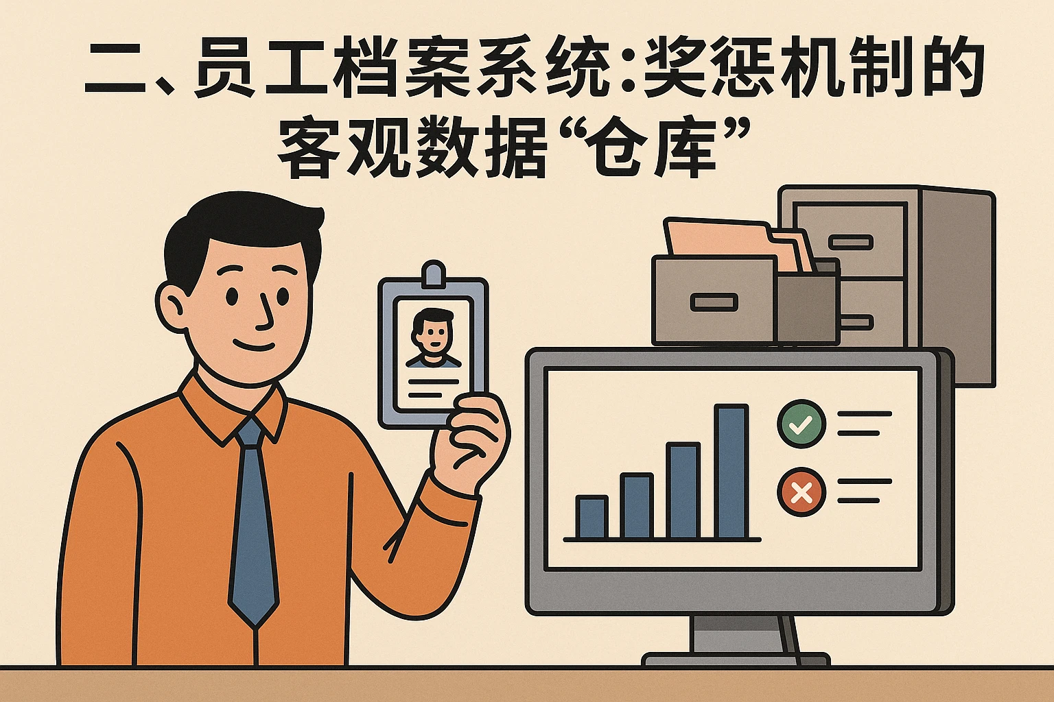 二、员工档案系统：奖惩机制的客观数据“仓库”