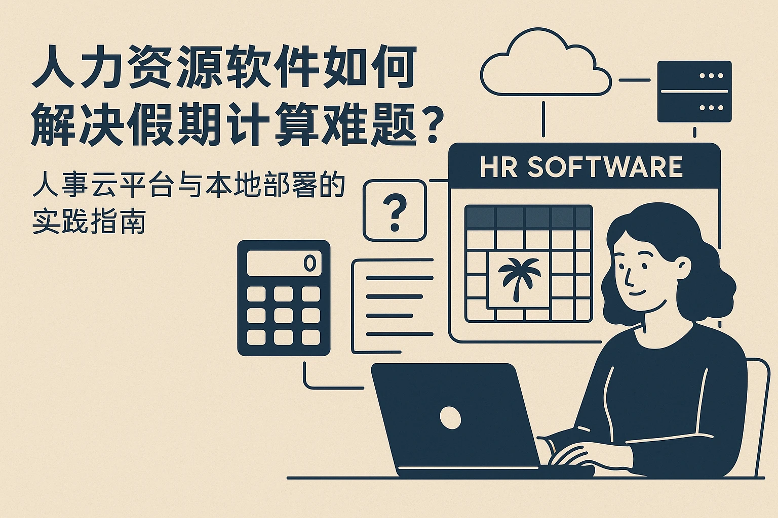 人力资源软件如何解决假期计算难题？人事云平台与本地部署的实践指南