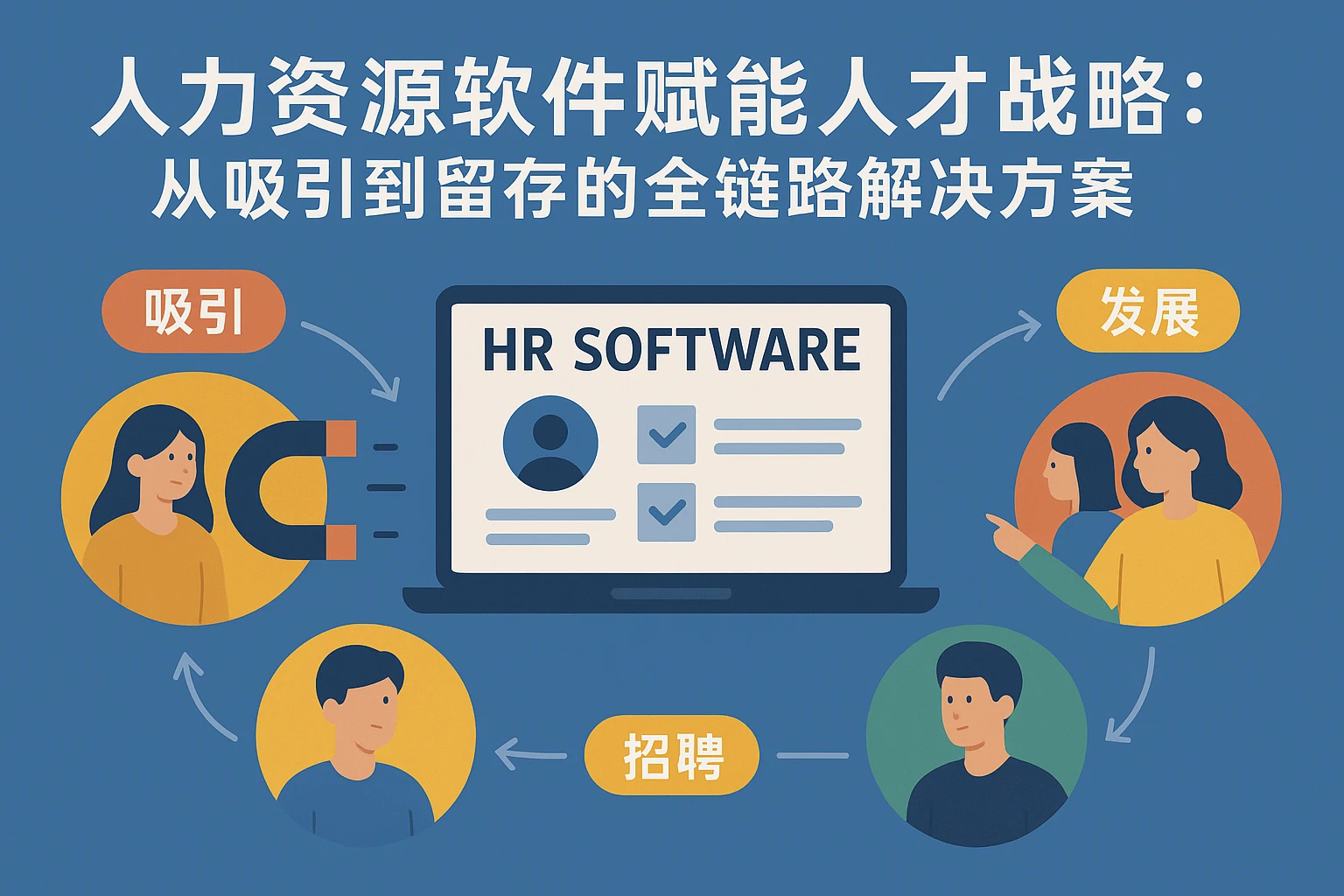人力资源软件赋能人才战略：从吸引到留存的全链路解决方案