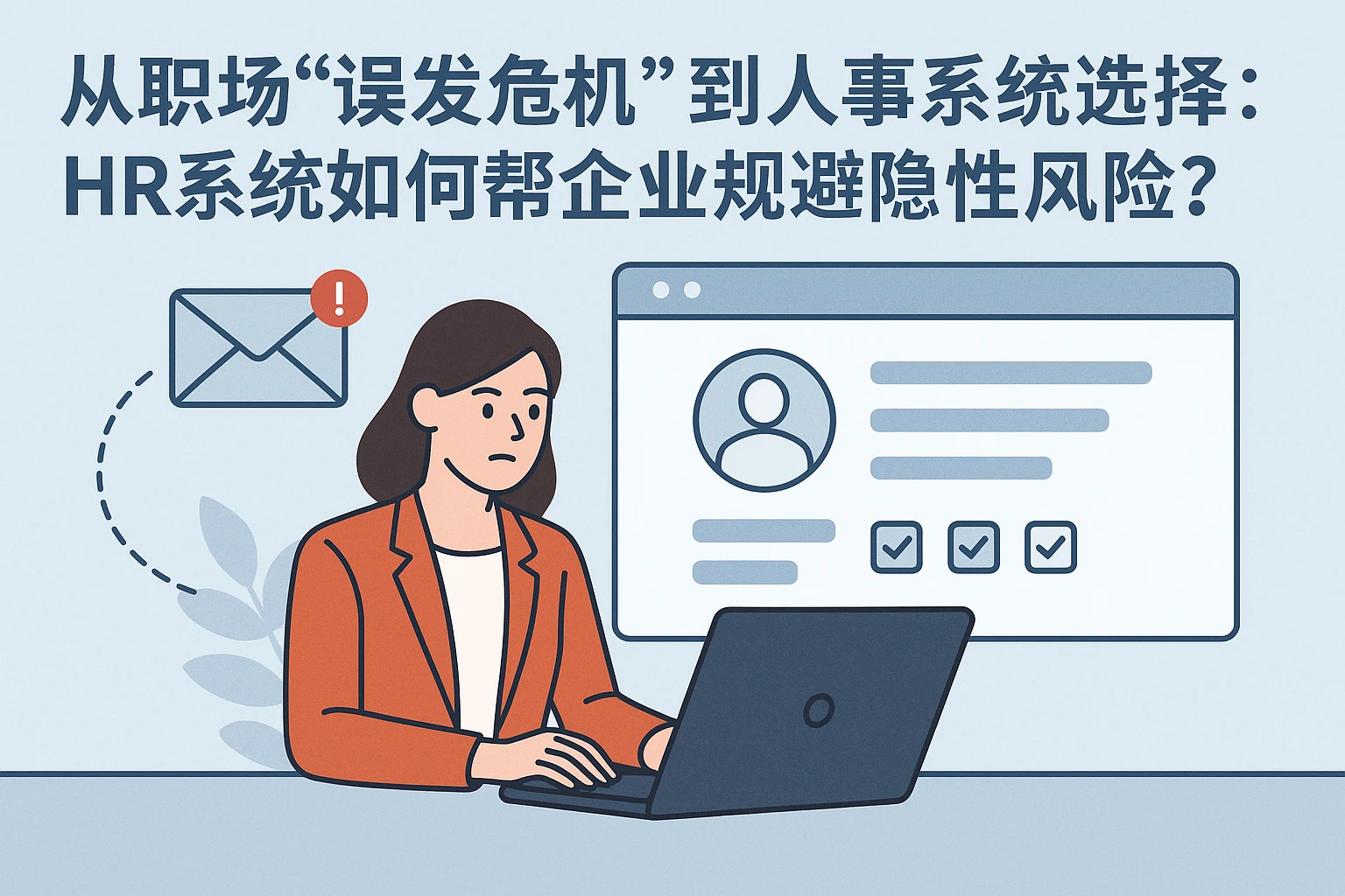 从职场“误发危机”到人事系统选择：HR系统如何帮企业规避隐性风险？